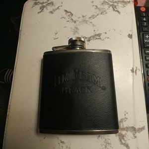 Jim Beam black flask